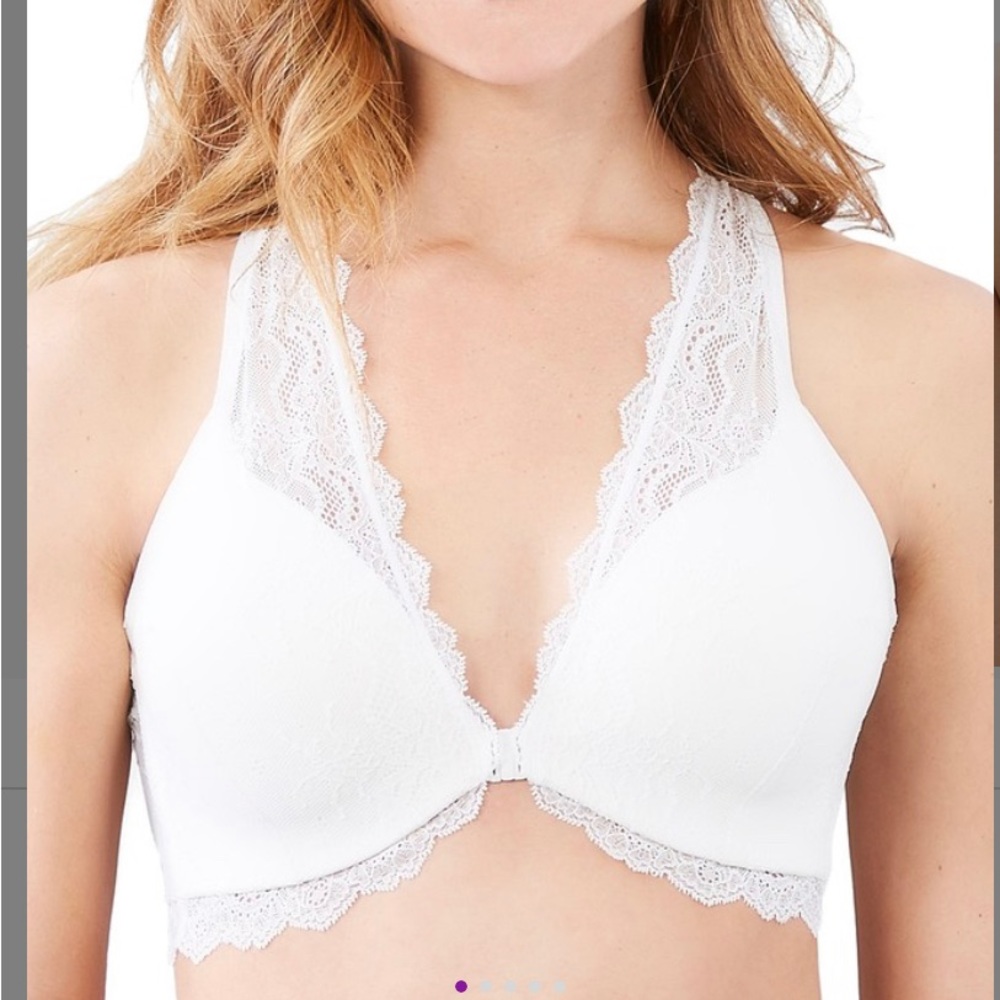 Spanx Undie-tectable lace wireless bralette - Powder